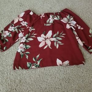 Off the shoulder top